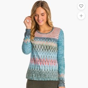 PRANA Lottie Long Sleeve Yoga Shirt NWT
